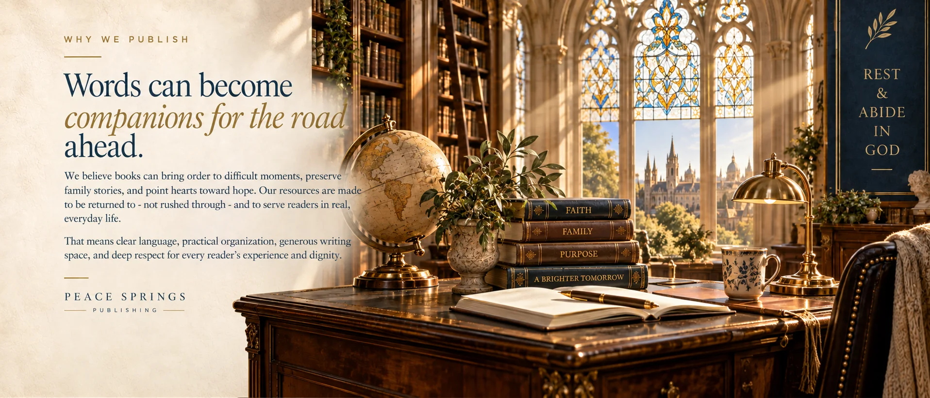 Why we publish: Words can become companions for the road ahead